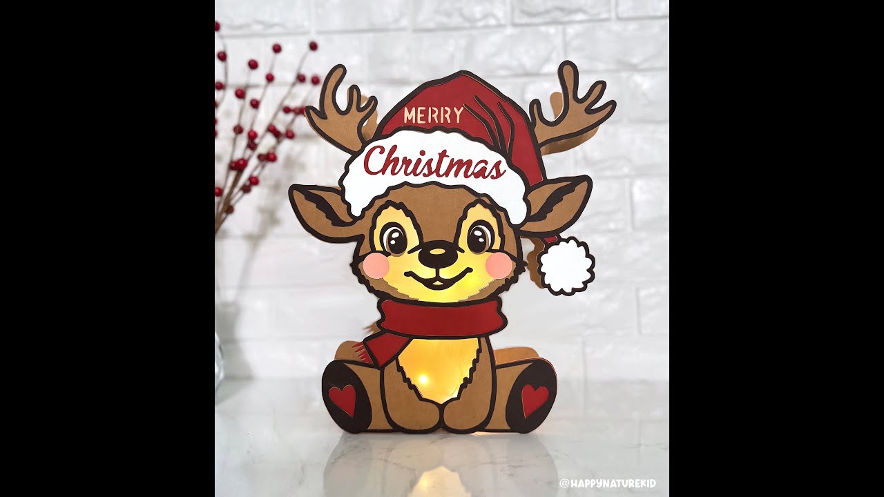 Reindeer Lantern tutorial