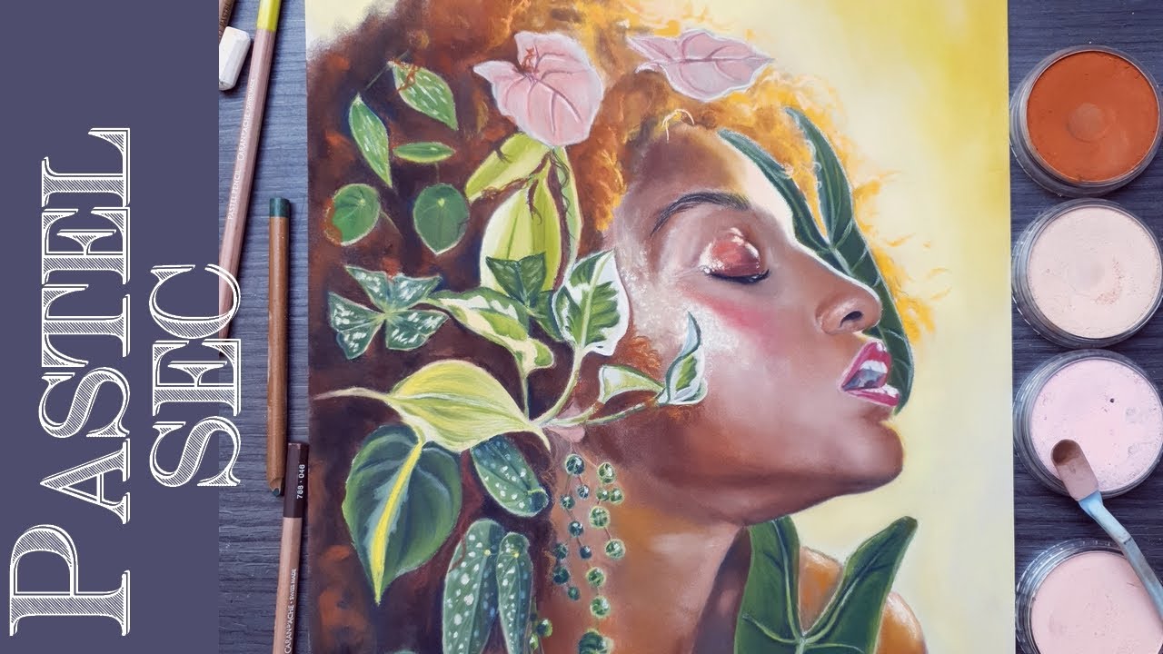 Portrait sur Pastelmat Blanc
