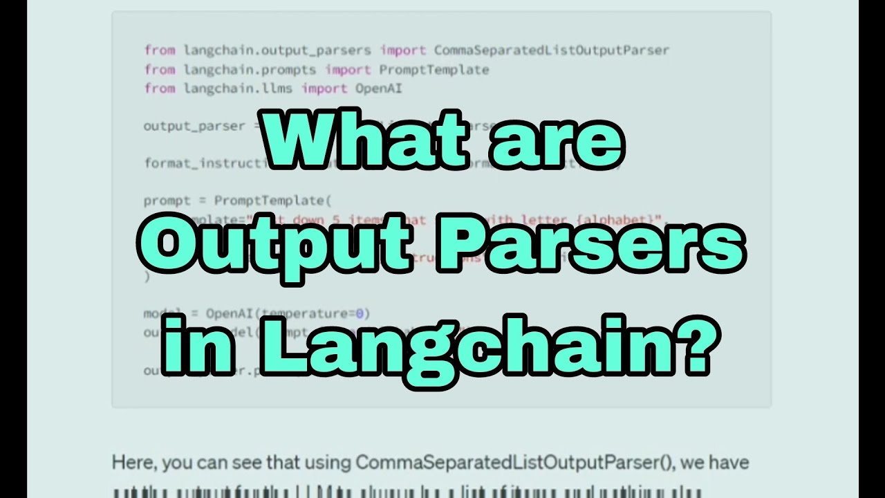 How to get a constant output format from LLMs using Langchain?
