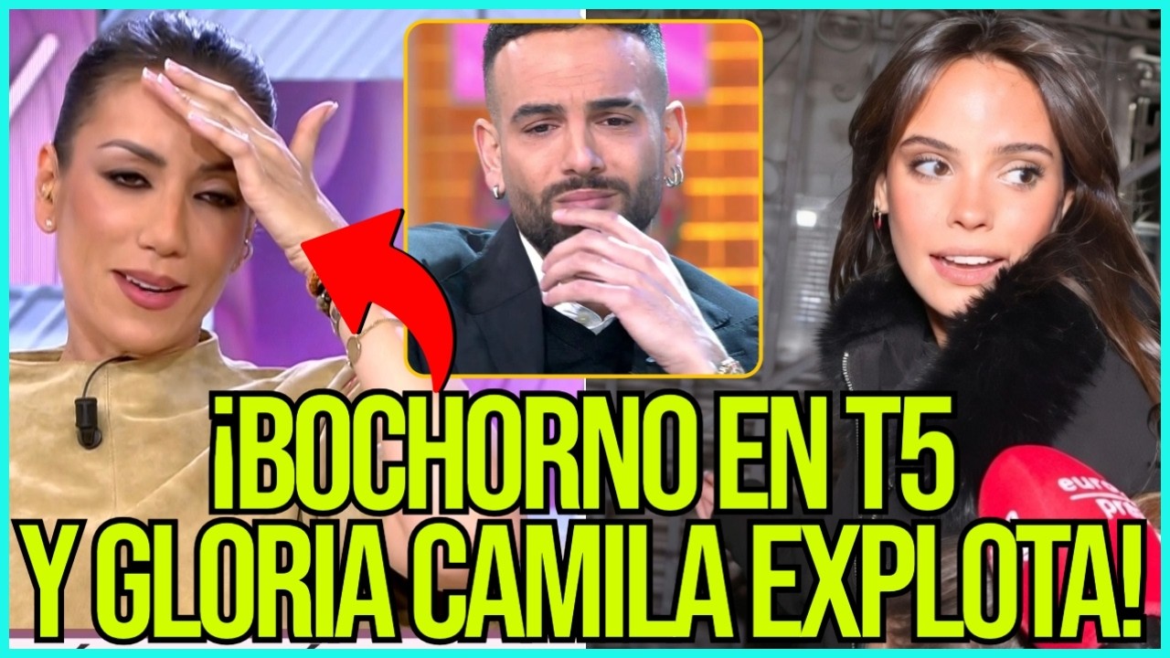 💥¡BOCHORNO ABSOLUTO! ESTO DE PATRICIA PARDO Y GLORIA CAMILA HUNDE A TELECINCO POR MANUEL CORTÉS
