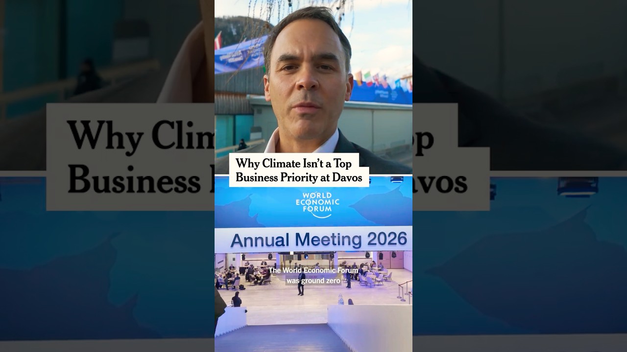 Why Climate Isn&rsquo;t a Top Business Priority at Davos