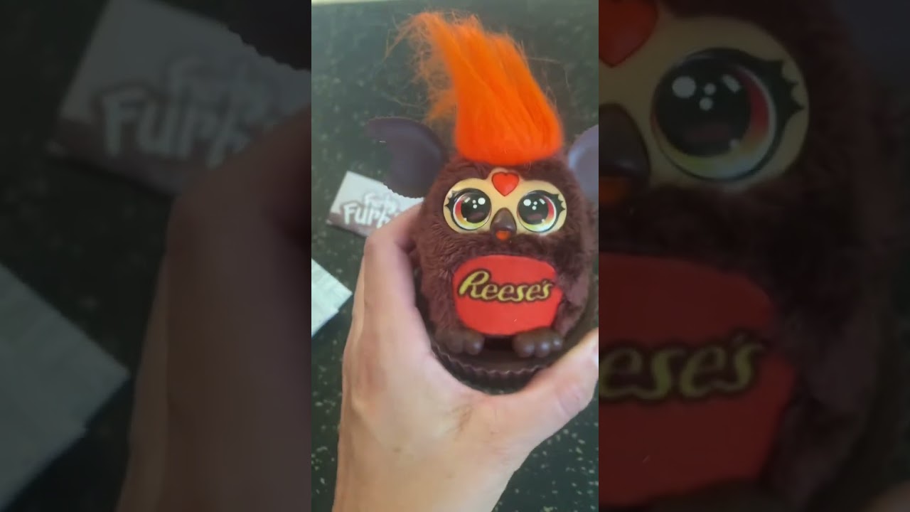 Furby Furblets Reese’s addition unbox with sacred. 