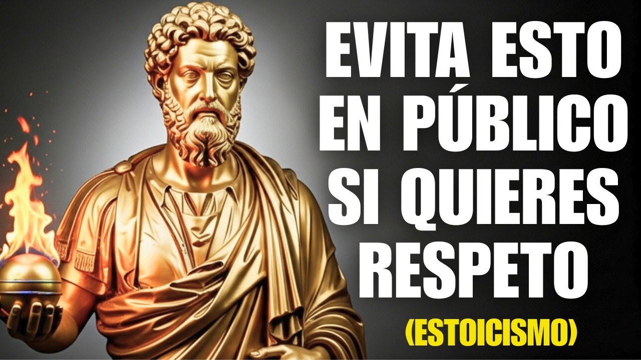 Si haces estas 7 cosas en público… la gente te dejará de respetar al instante | Estoicismo Brutal