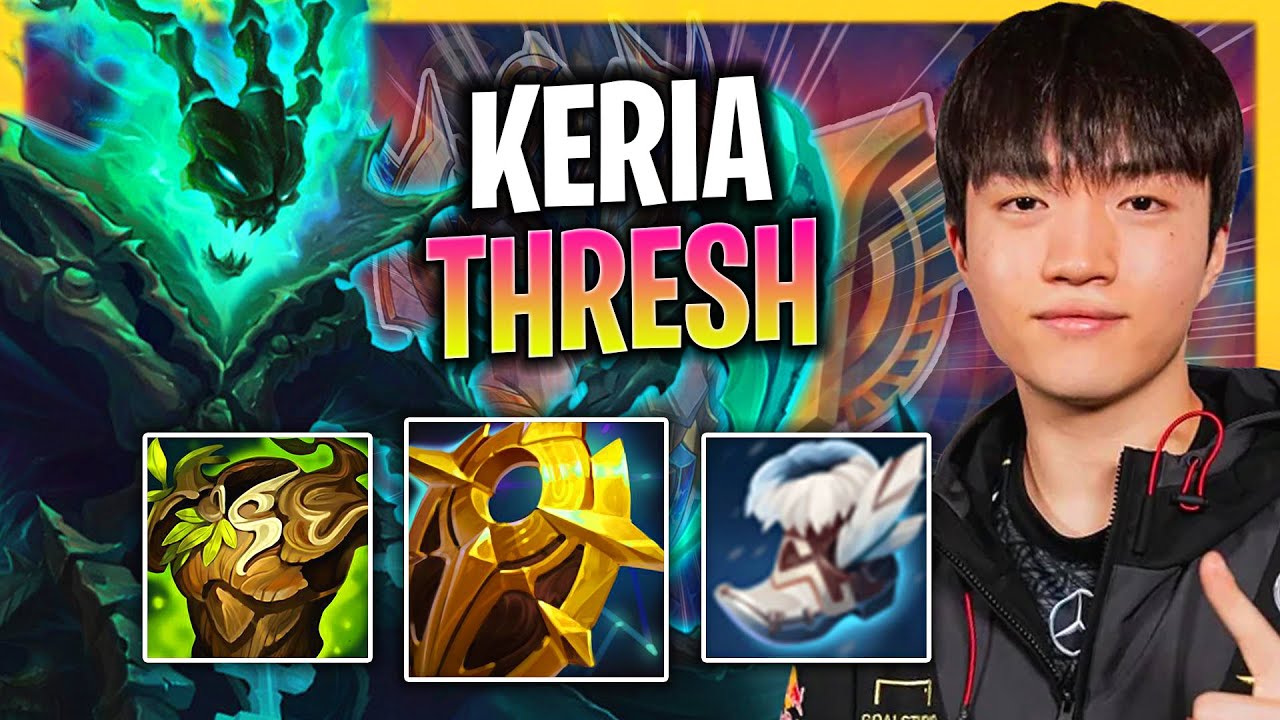 KERIA IS READY TO PLAY THRESH! | T1 Keria Plays Thresh Support vs Nautilus!  Season 2024