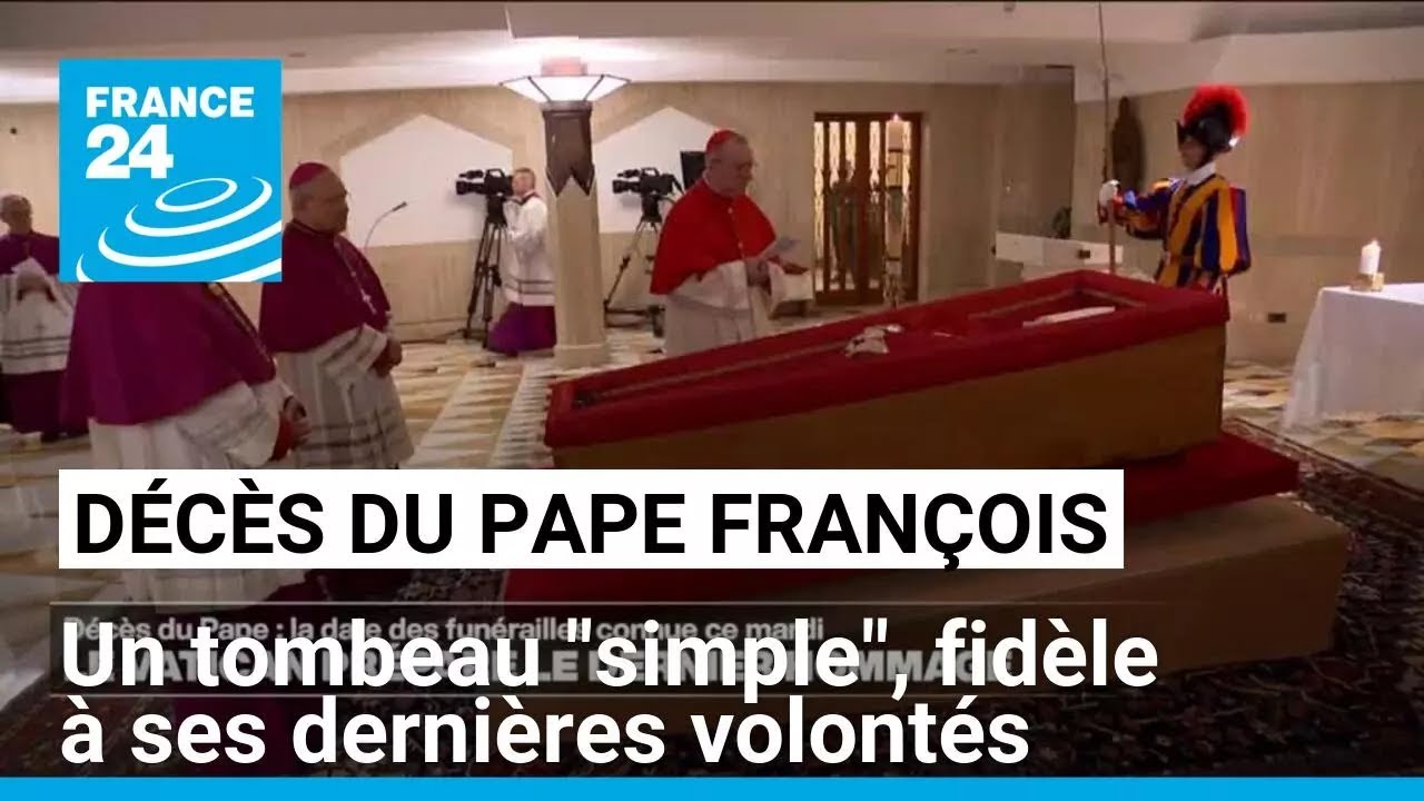 Décès du pape François : un tombeau 