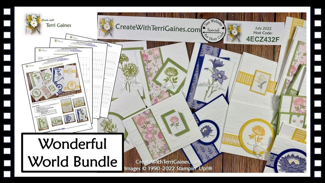 Wonderful World Bundle Cards with PDF Download