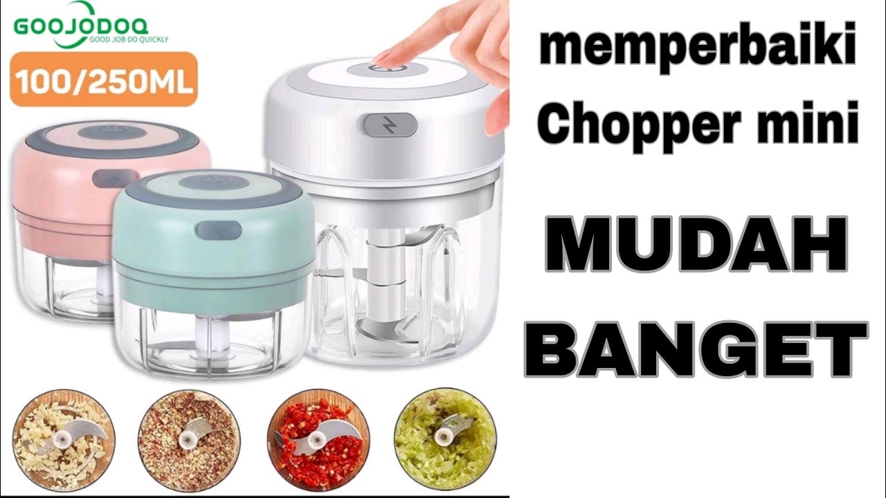 Cara perbaiki Chopper elektrik yang tidak mau hidup || Chopper mini