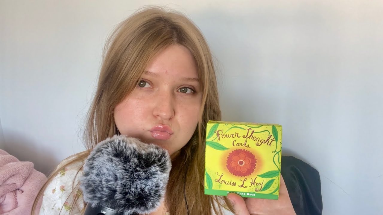ASMR • Reading Affirmations Cards
