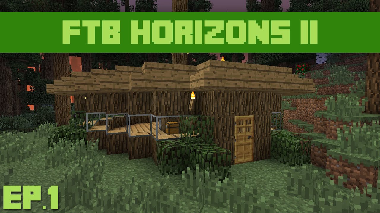 FTB Horizons Daybreaker : Ep.1 - The Forest Of Giant Trees!