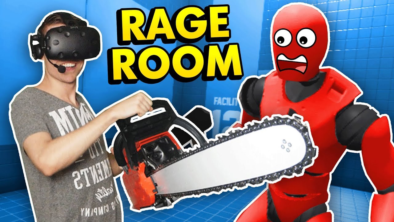 RAGDOLL DUMMY DESTRUCTION IN RAGE ROOM VR (Rage Room Virtual Reality HTC Vive Funny Gameplay)