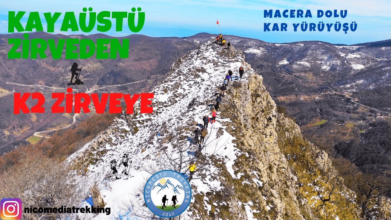K2 zirveden Kayaüstü zirveye macera dolu kar yürüyüşü
