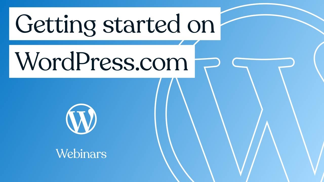 Начало работы с WordPress.com