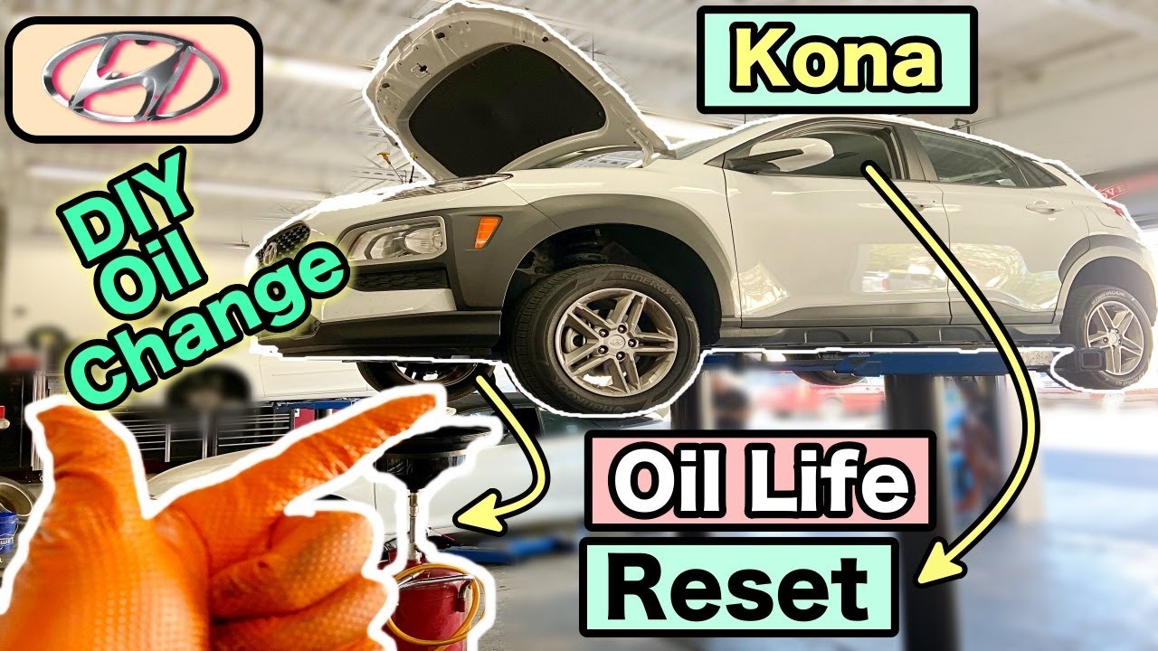 How To | Hyundai Kona | 2018 + | Oil Change | Oil Life Reset |
