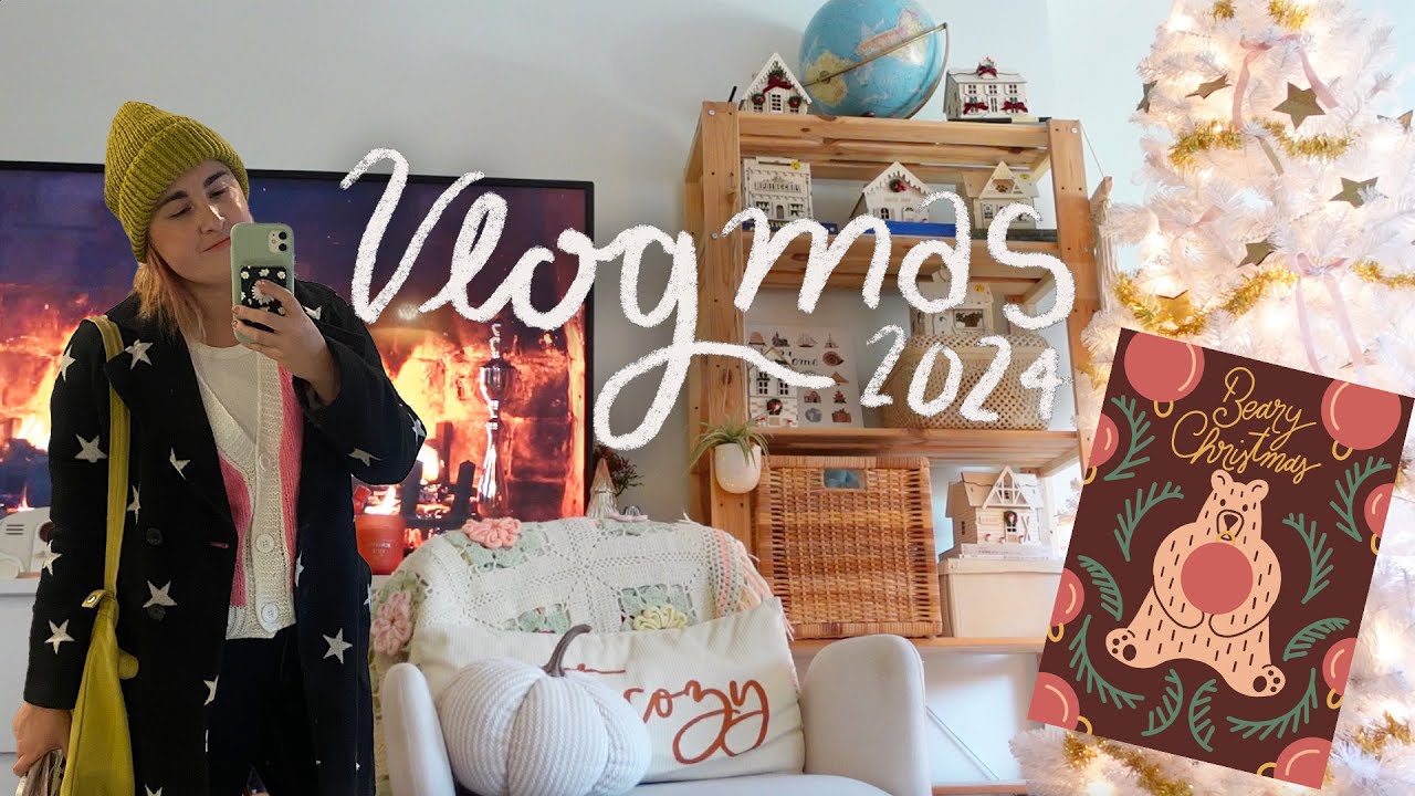 Vlogmas! Decorating. Setting up the tree. Christmas Shopping. Filling Orders.