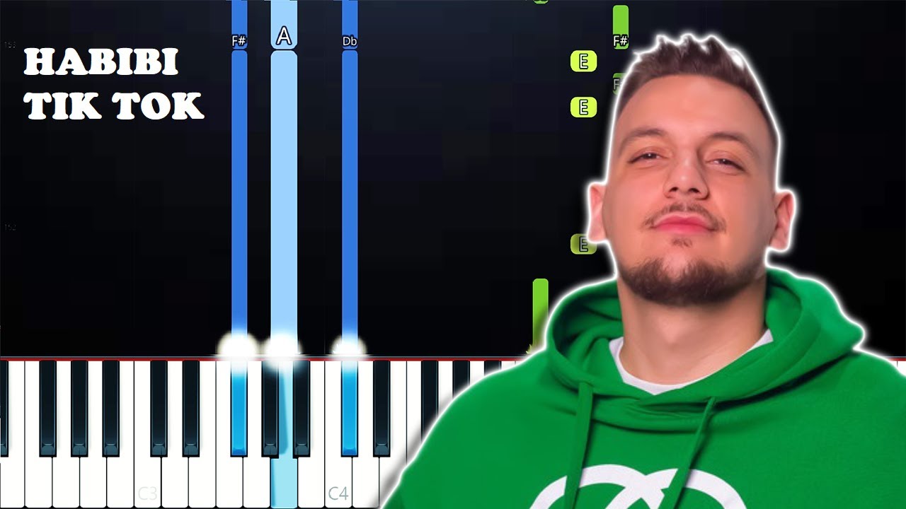 HABIBI Albanian Remix (Piano Tutorial)