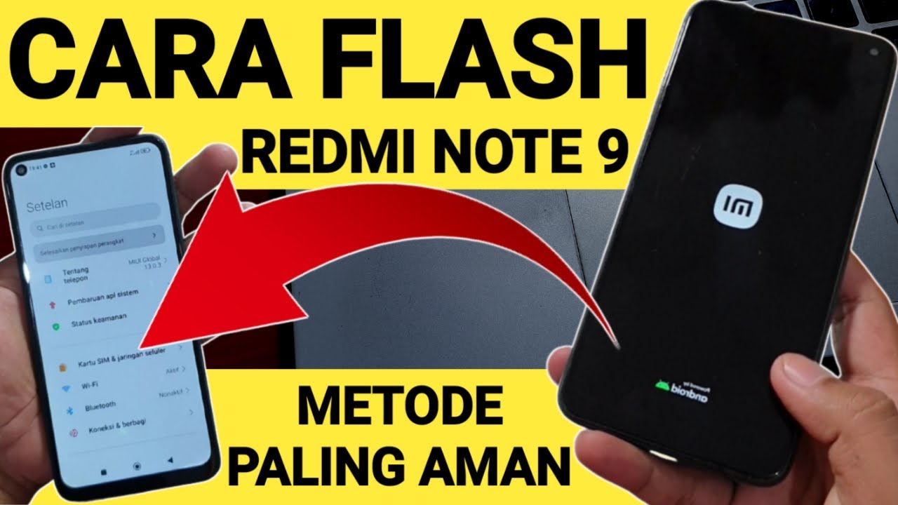 Cara Flash Redmi Note 9 Mediatek (Merlin) Metode Paling Aman