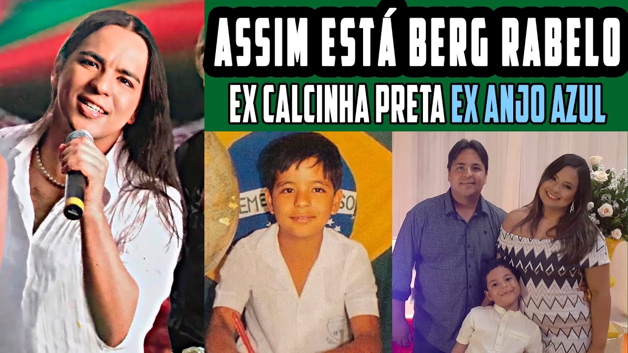 Veja como est&aacute; o Cantor Berg Rabelo Ex Calcinha Preta Ex Anjo Azul