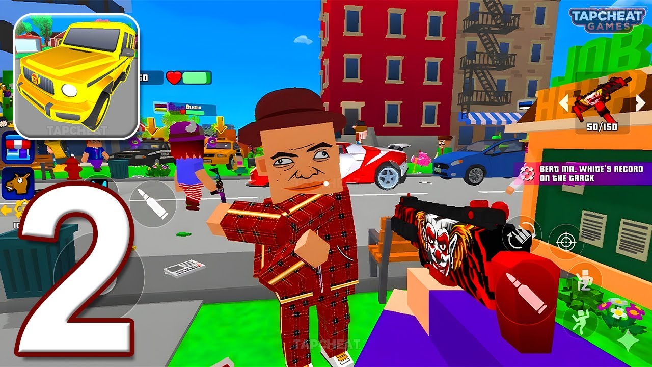 Gangs Wars: Pixel Shooter RP - Gameplay Walkthrough Part 2 - Story Mode Missions (Android, iOS)