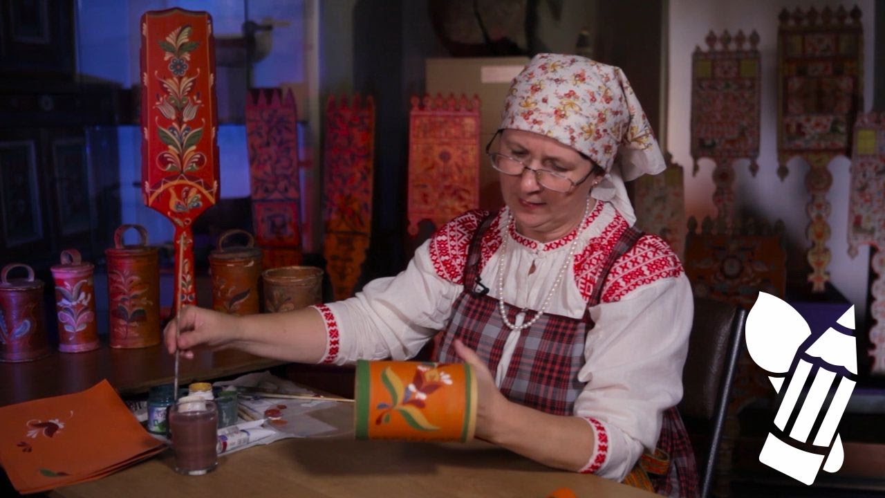 Калейдоскоп росписей Русского Севера. Графические росписи