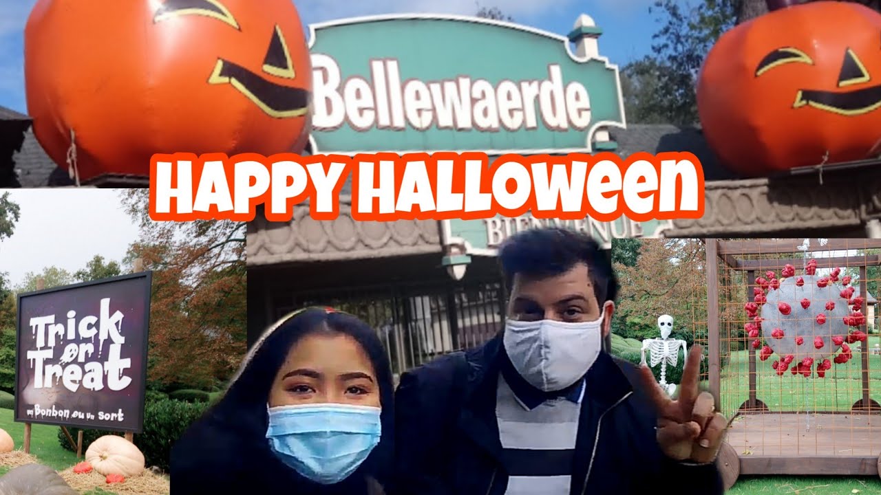 Bellewaerde Theme Park in Belgium: Halloween Special #filipinaportuguesecouple #pinayinbelgium