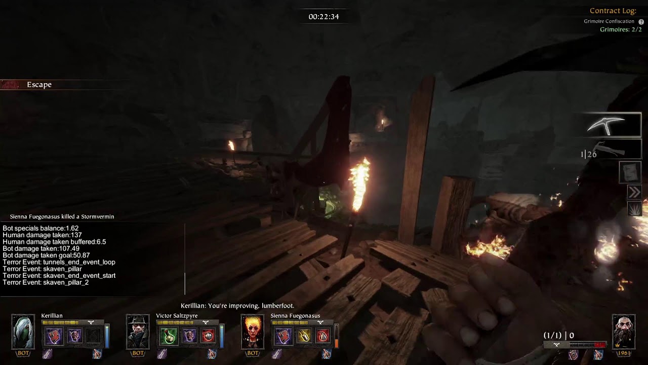 Vermintide - Enemy Below Cataclysm (Bardin Pick / Crossbow)