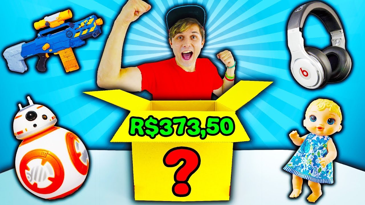 O QUE TEM NUMA CAIXA MISTERIOSA DE R$ 373,50