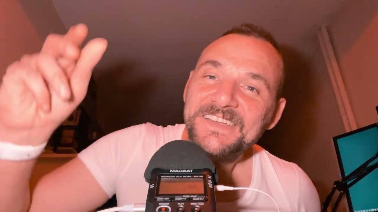 TÜRKÇE ASMR | TASCAM v2.1 - El hareketleri & sesleri - Negatif Enerji #türkçeasmr #tascamasmr