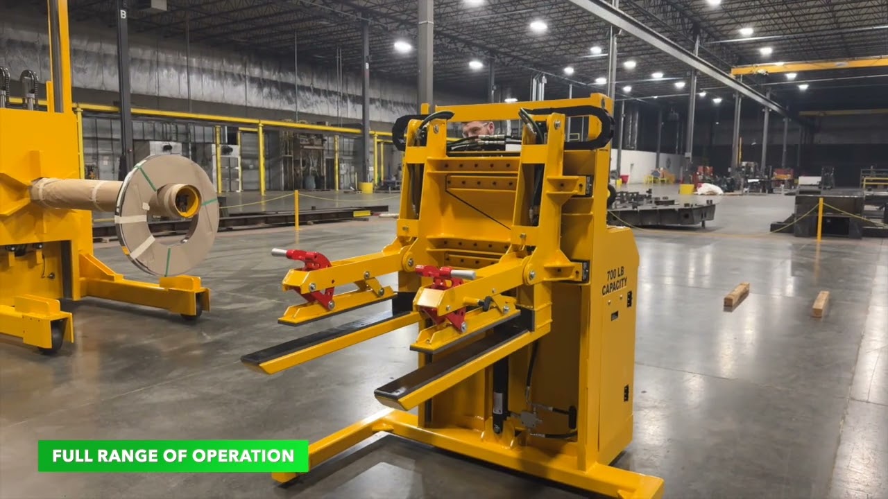 Coil Cart with lift & tilt | 700 lb capacity.