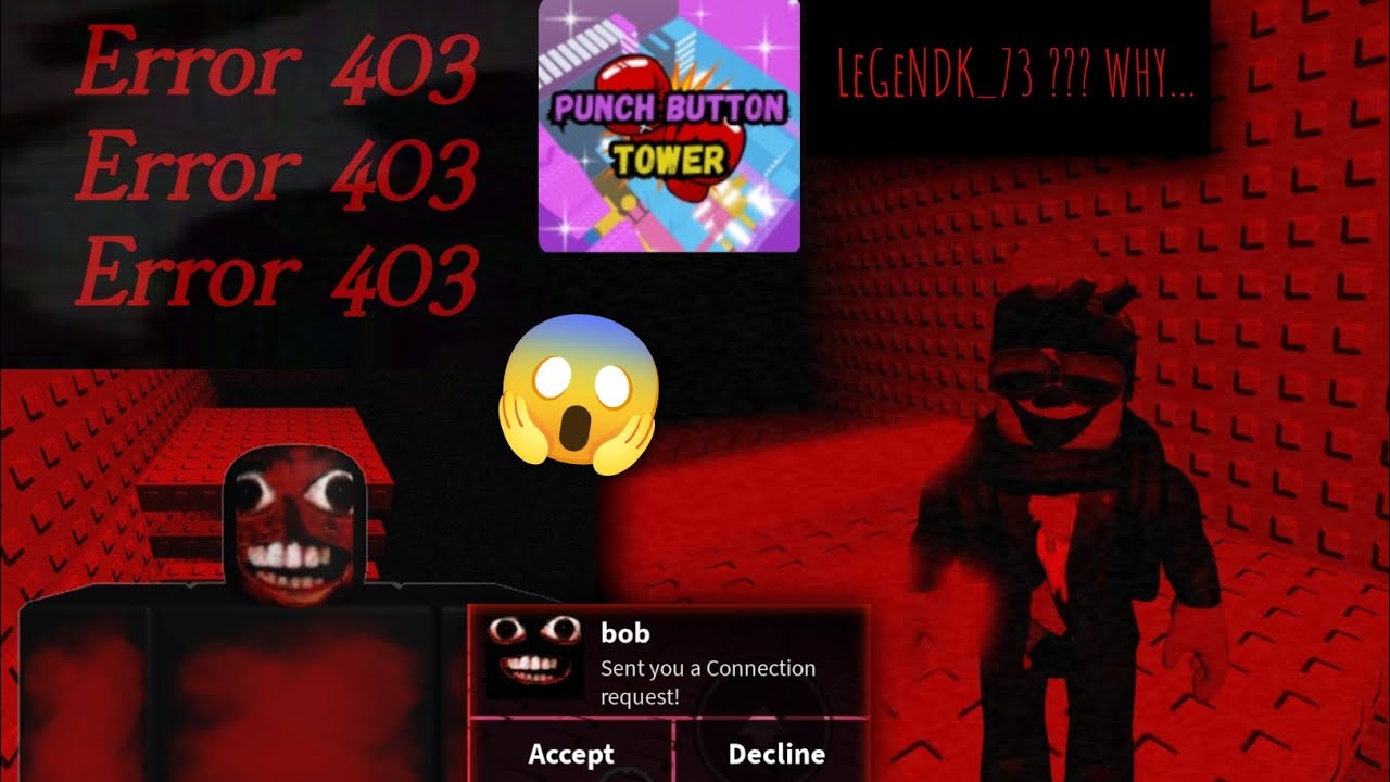 Punch Button Tower Roblox Horror | Full Gameplay