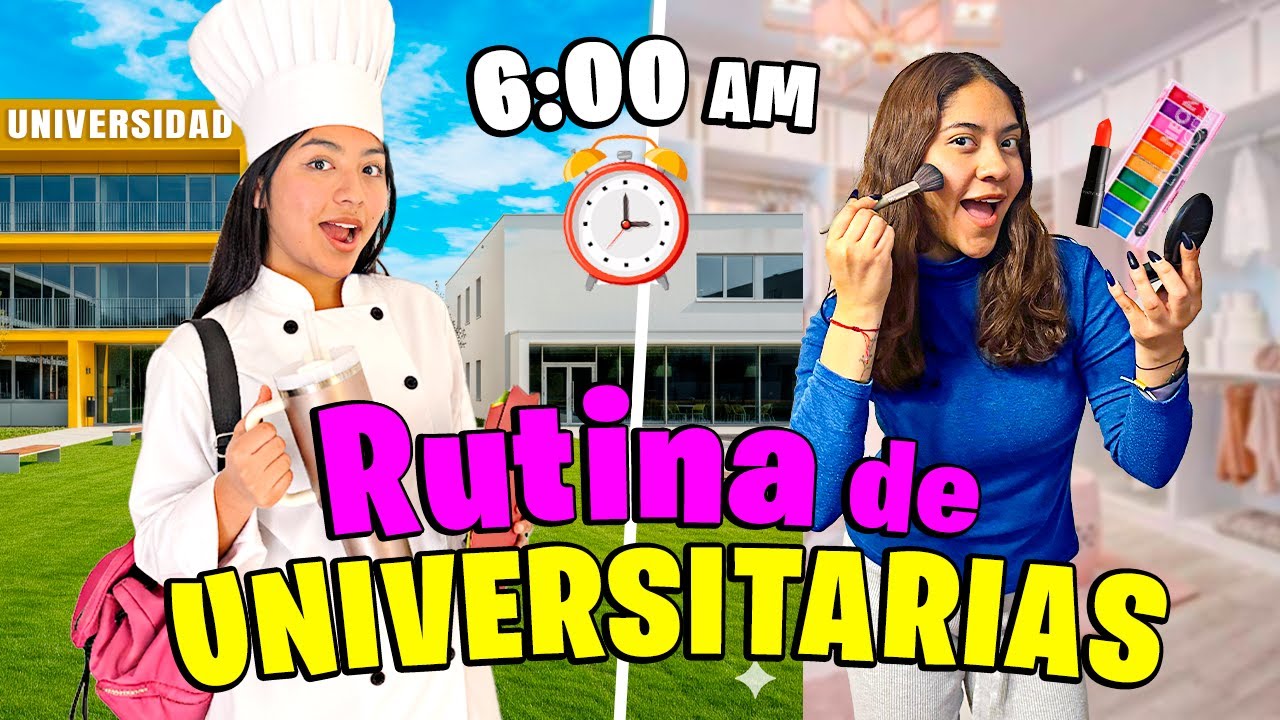 DOS UNIVERSITARIAS X la MAÑANA ¿llegamos tarde?😰🏫| Bris Merlin 