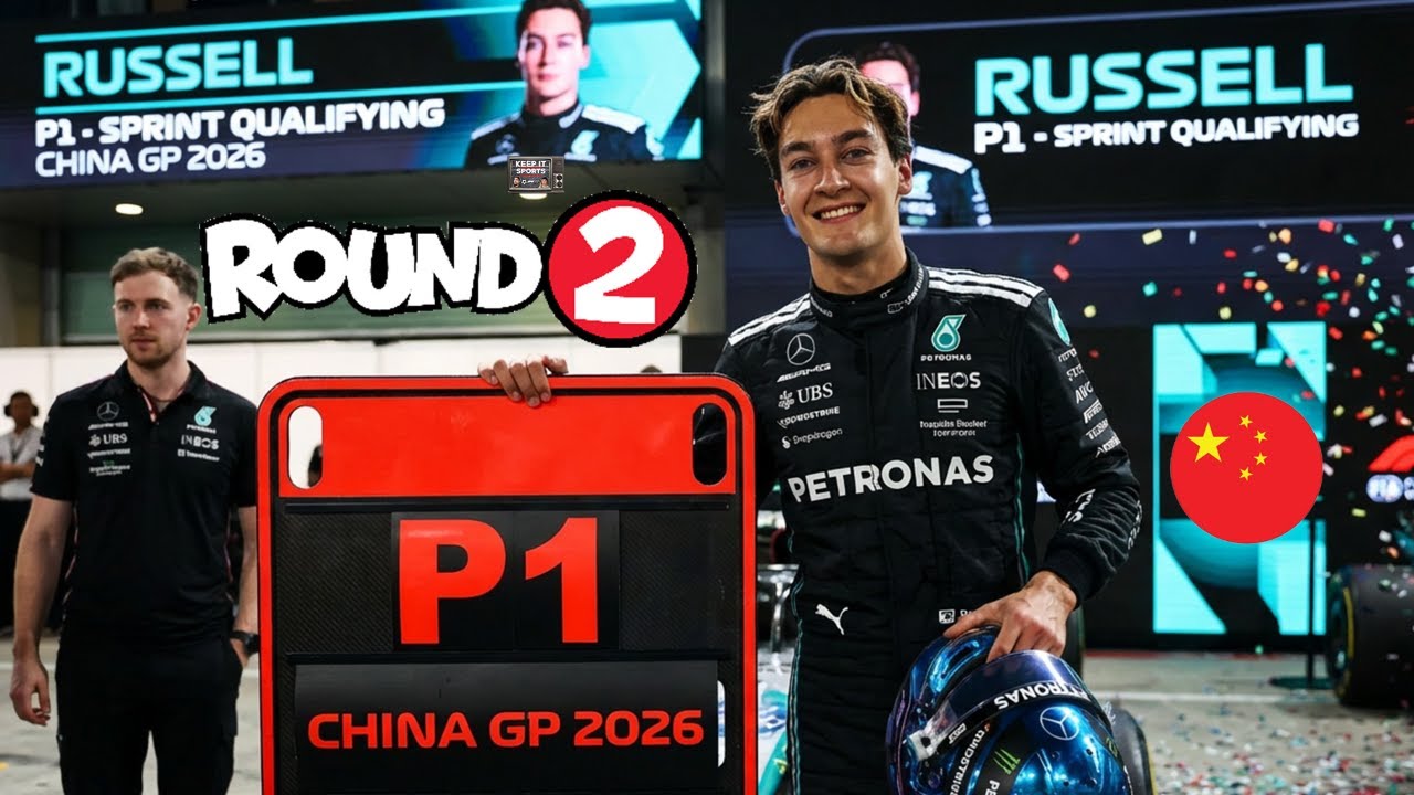 Огненное покрытие трассы Формулы-1 93: Mercedes 1 и 2 в Китае #ChineseGP #F1Sprint #shanghaigp #F...