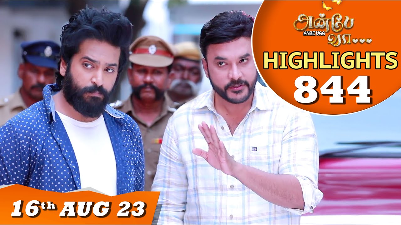 Anbe Vaa Serial Highlights Ep - 844 | 16th Aug  2023 | Virat | Delna Davis | Saregama TV Shows Tamil