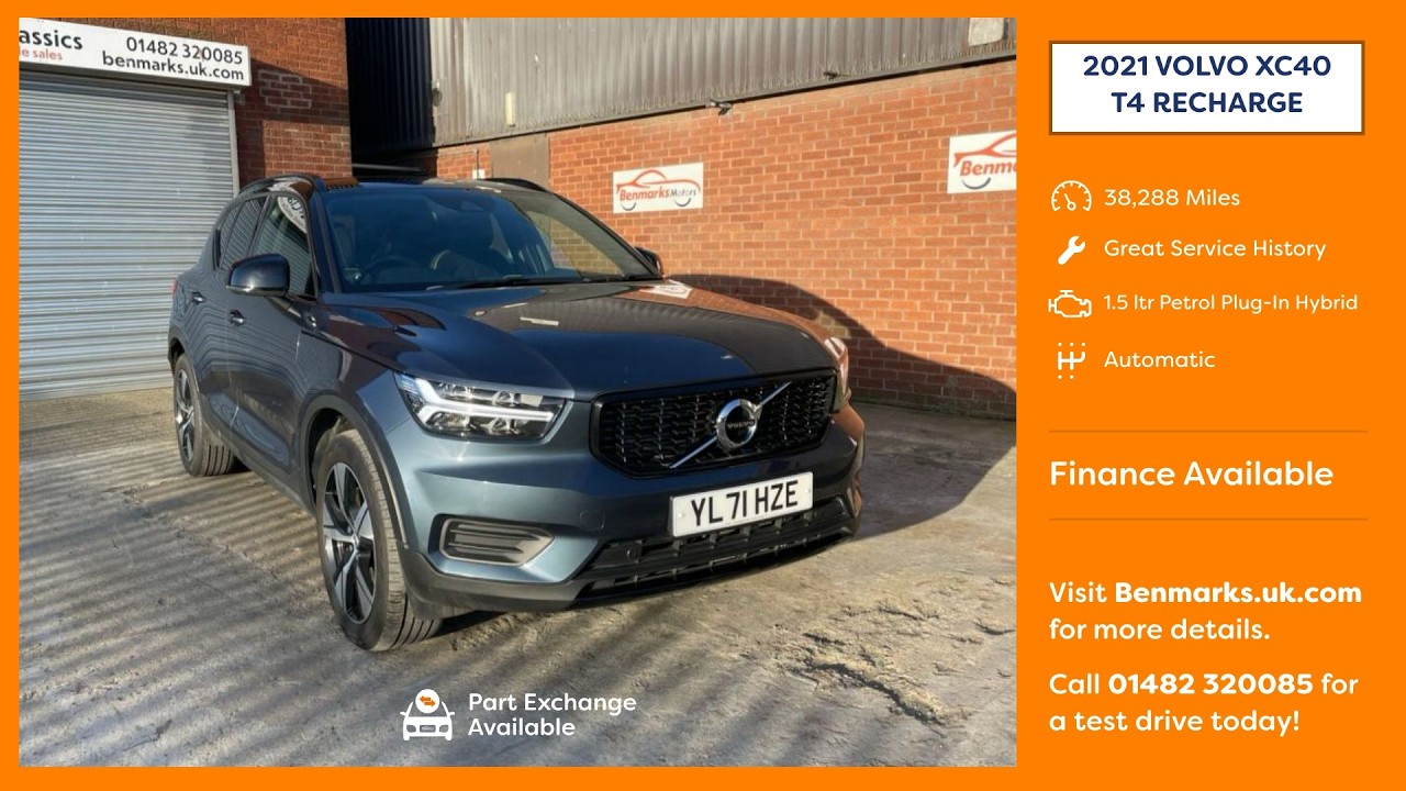 2021 Volvo XC40 Recharge R-Design | Plug-in Hybrid | Auto | Denim Blue