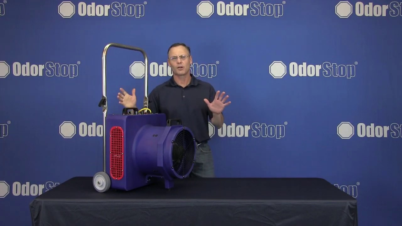 OdorStop OS12500 - Ozone Generator/Blower w 12 Ozone Plates and 2500 CFM - 6th Generation
