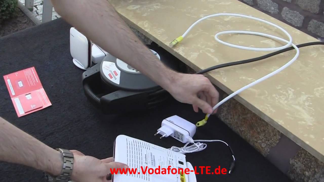 Einrichtung von Vodafone LTE - EasyBox mit LTE TurboBox und Au&szlig;enantenne