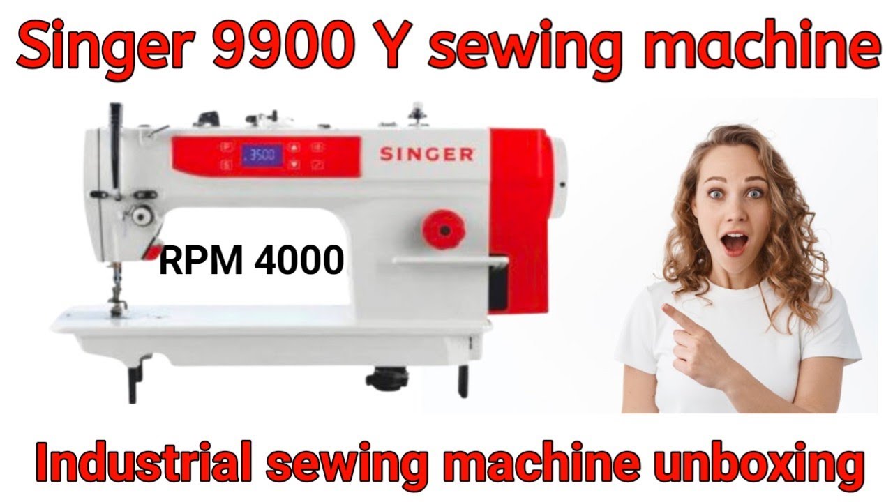Singer 9900y industrial sewing machine unboxing