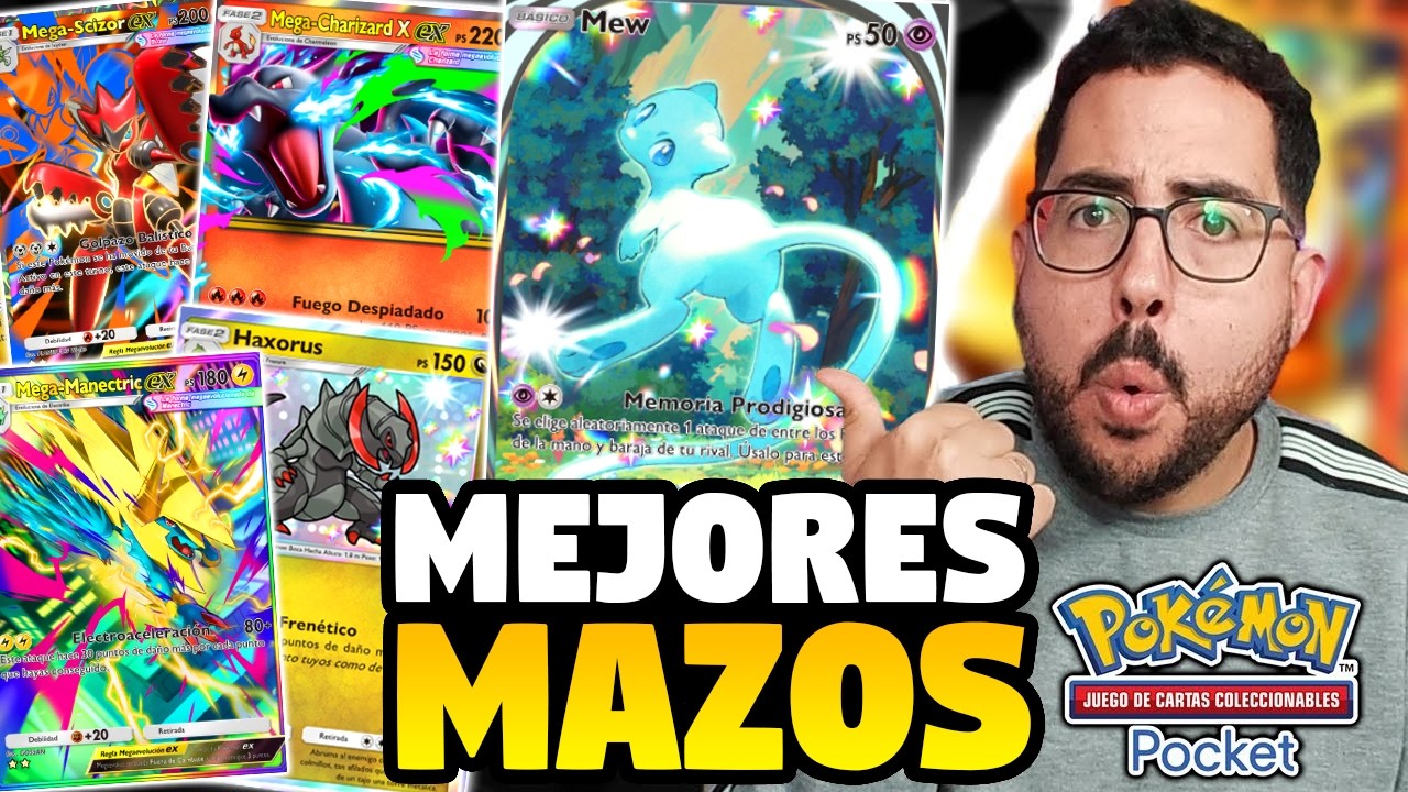 &iexcl;Los MEJORES MAZOS ACTUALIZADOS para POK&Eacute;MON TCG POCKET!