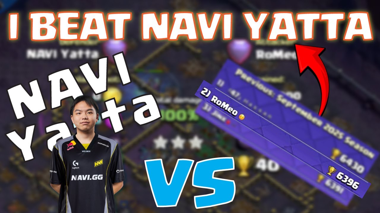 Global #2 vs NAVI YATTA – INSANE Clash of Clans Legends League Attack