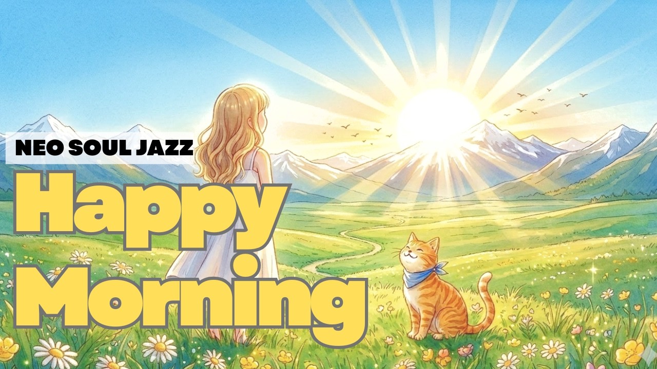 【作業用BGM】軽やかな朝のNeo Soul Jazz ｜☀️ Happy Morning Neo Soul Jazz | Smooth Cafe Music for Work & Study