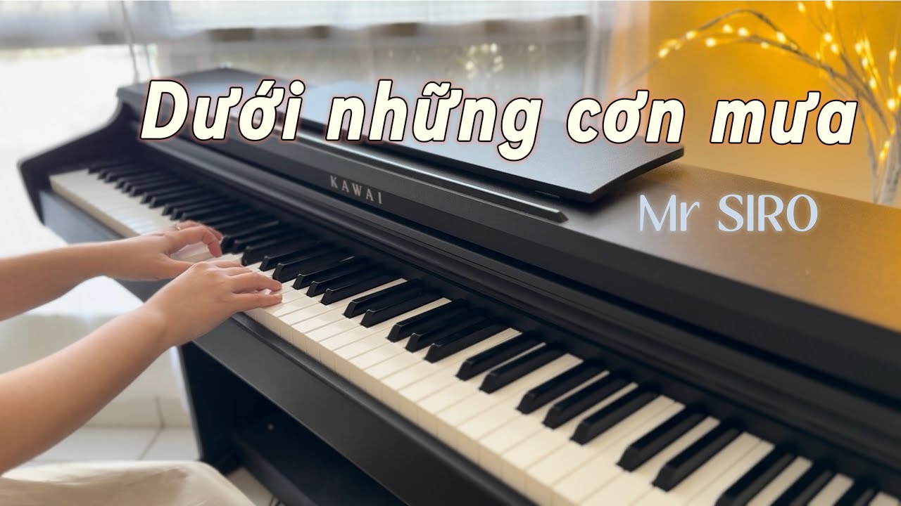 Dưới Những Cơn Mưa (Mr Siro) | Alice Piano cover x Synthesia tutorial
