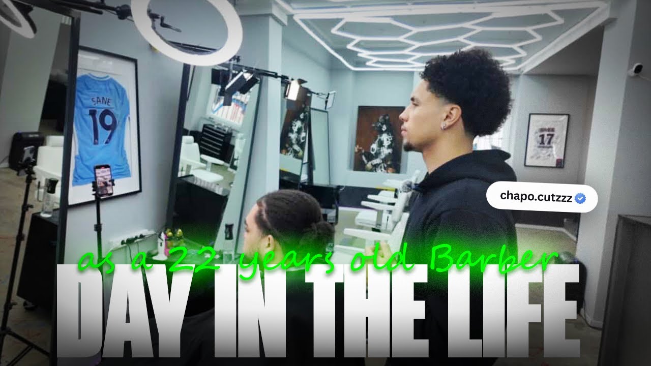 Slow Day in Shop??😴 (Day in the Life 22 Years old Barber) #barber #fyourpage #foryou #viral #fade 