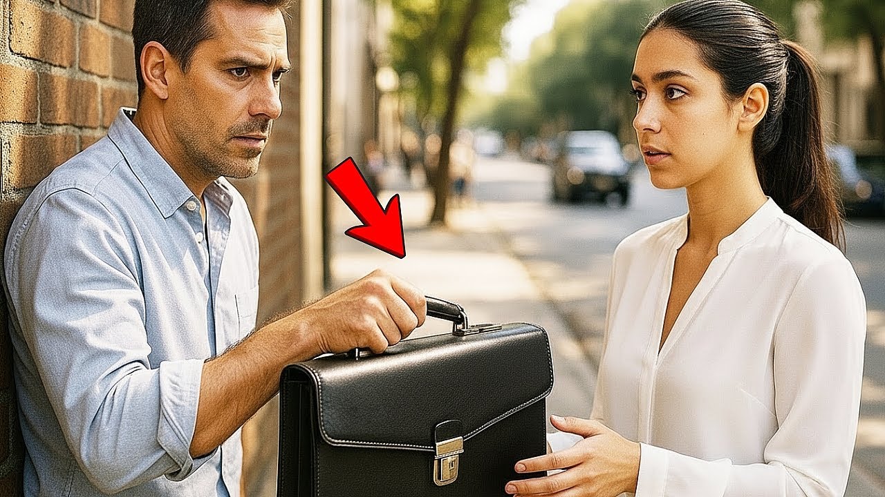 A PUNTO DE MORIR, UN MILLONARIO LE ENTREGA UN MALETÍN A UNA NIÑA Y DICE: “¡CORRE!” LO QUE ELLA HACE…