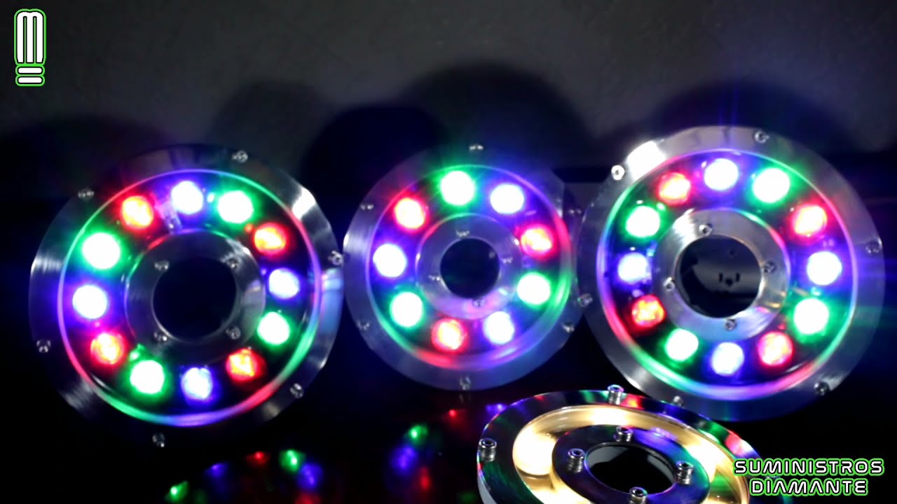 Lampara Sumergible Para Fuente RGB Multicolor