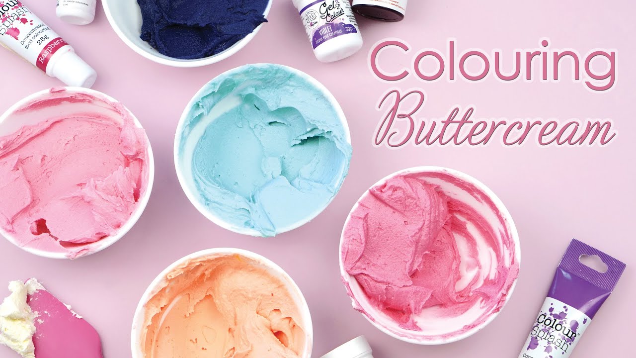 How To Colour Your Buttercream Like A PRO - Cake Decorating Tutorial