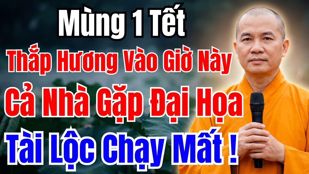 Mùng 1 Tết Thắp Hương Nhầm Giờ Này: Tài Lộc Không Vào, Xui Xẻo Theo Cả Năm
