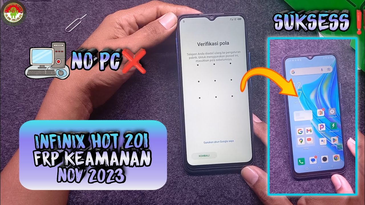 INFINIX HOT 20i FRP BYPASS PATCH KEAMANAN NOVERMBER 2023,TANPA PC DONE‼️