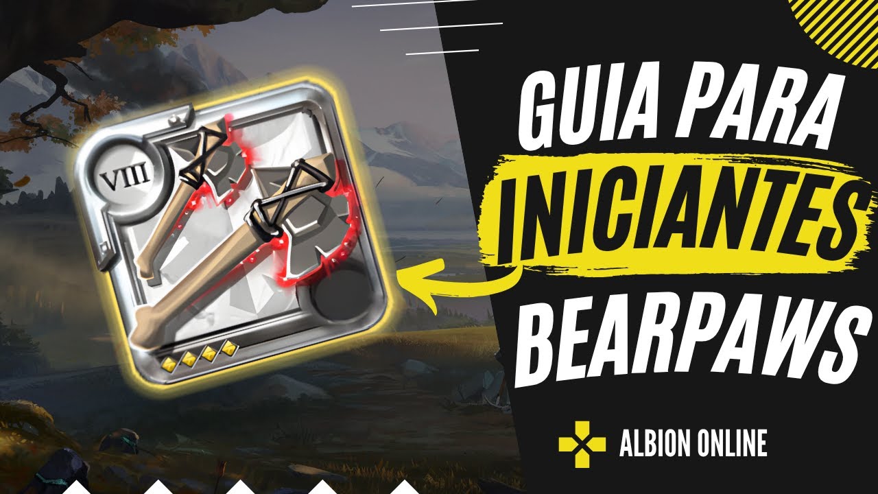 COMBOS, BUILDS E MACETES PVP | PATAS DE URSO | ALBION ONLINE