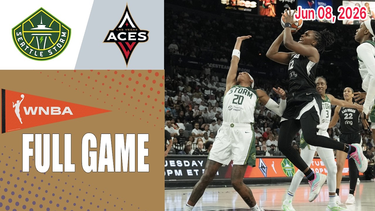 Seattle Storm vs Las Vegas Aces | FULL Game | Jun 08, 2026 | WNBA Commissioner's Cup