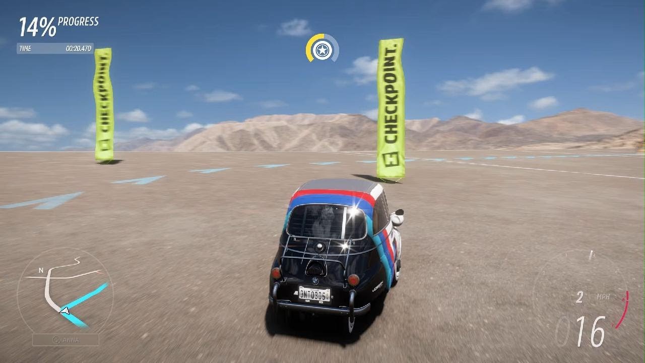 Doing a barrel roll in a stock 1957 BMW Isetta 300 export