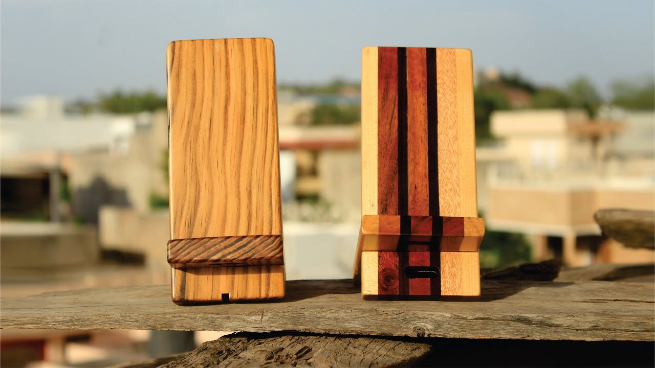 DIY Wooden Phone Charging stand